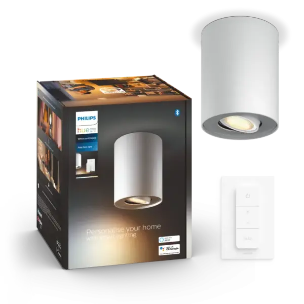 Philips Hue Pillar Hue single spot Hvid 1x5W 230V - 929003046701