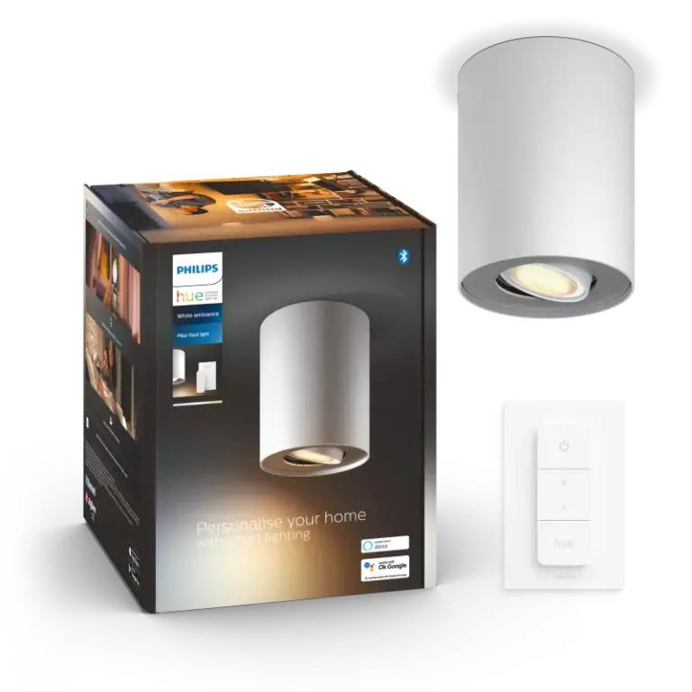 Philips Hue Pillar Hue single spot Hvid 1x5W 230V - 929003046701