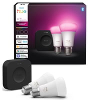 Philips Hue Pro starterkit, 2 x 1100 lm Color & White Ambiance E27 prer, Bridge Pro