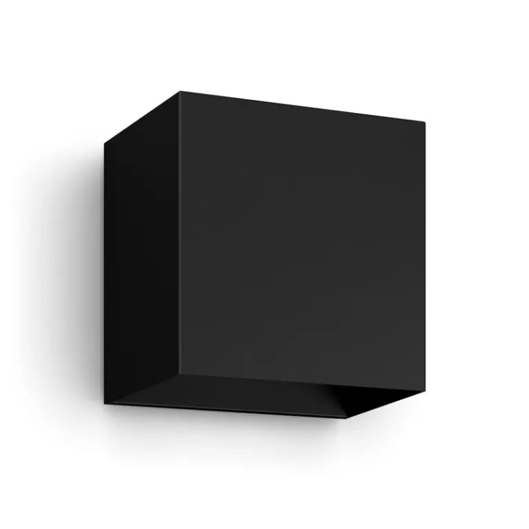 Philips Hue - Resonate udendørs LED-væglampe sort RGBW, IP44