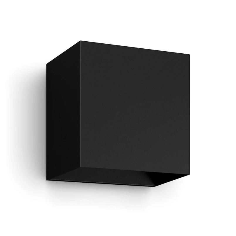 Philips Hue - Resonate udendørs LED-væglampe sort RGBW, IP44