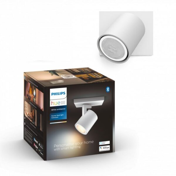 Philips Hue Runner Hue ext. spot single spot Hvid 1 - 929003046001