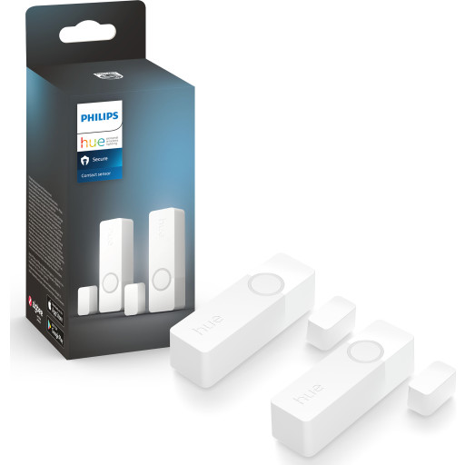 Philips Hue Secure dør- & vinduessensor, 2-pak, hvid