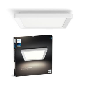 Philips Hue Tento Hue W slim loftlampe SQ S hvid - Loftlampe - White