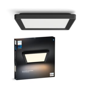 Philips Hue Tento Hue WA slim loftlampe SQ S sort - Loftlampe - White ambiance