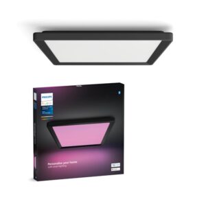 Philips Hue Tento Hue WCA slim loftlampe SQ M sort - Loftlampe - White Color Ambience