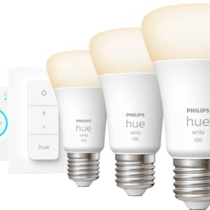 Philips Hue W 9,5W A60 E27 Bridge-sæt