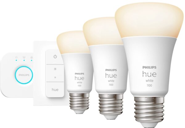 Philips Hue W 9,5W A60 E27 Bridge-sæt