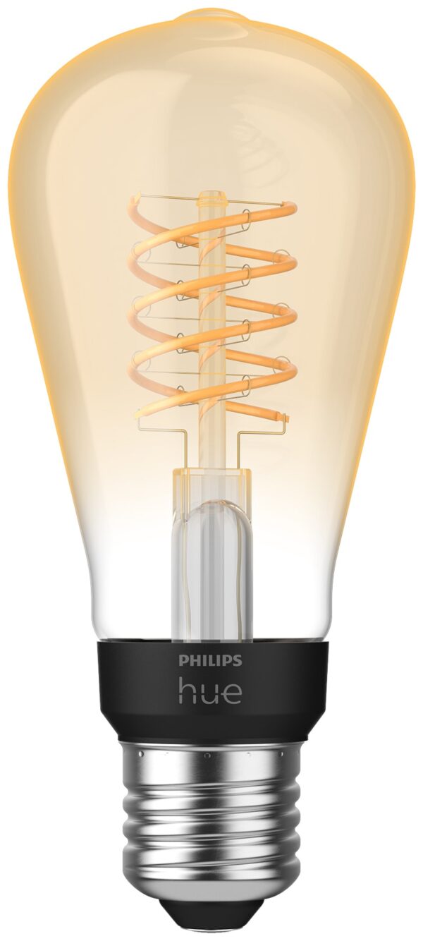 Philips Hue W elpære 7,2W Filament ST64 E27