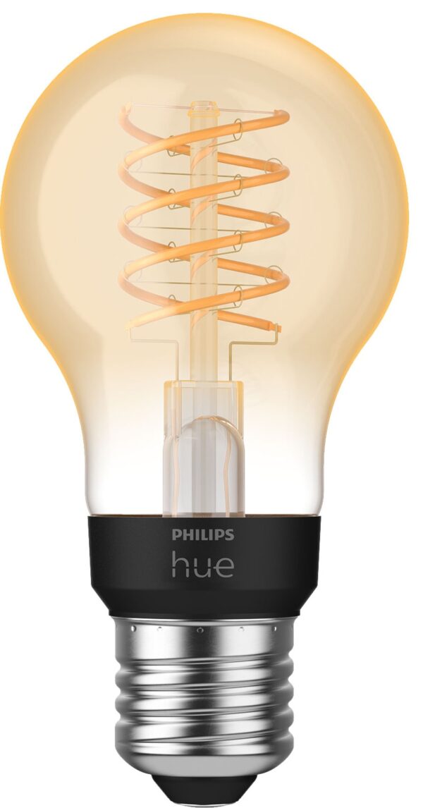 Philips Hue W pære 7,2W Filament A60 E27