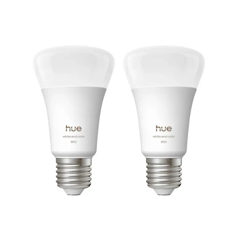 Philips Hue - WACA Smart E27 LED 6 W, 810 lm CCT RGB 2-pak
