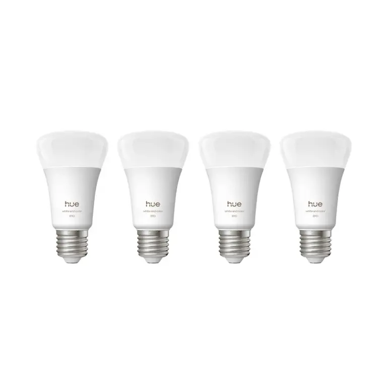 Philips Hue - WACA Smart E27 LED 6 W, 810 lm CCT RGB 4-pak