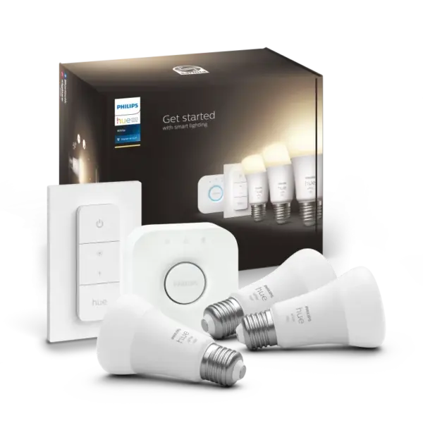 Philips Hue White 9.5W A60 E27 3set sw - 929002469204