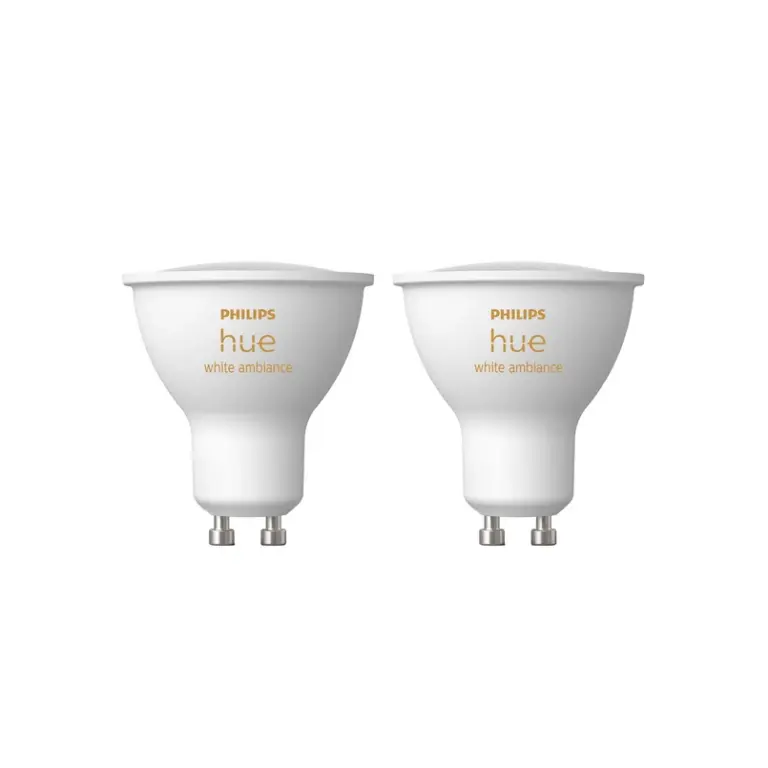 Philips Hue - White Amb. 4,2 W GU10, 2-pak.