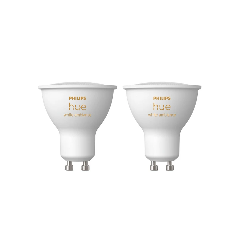 Philips Hue - White Amb. 4,2 W GU10, 2-pak.