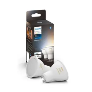 Philips Hue - White Amb. 4,2W Bluetooth GU10 Pære 2 pcs.