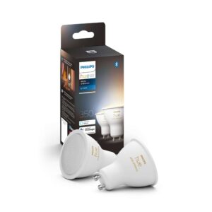 Philips Hue - White Amb. 6W Bluetooth GU10 Pære 2 pcs.