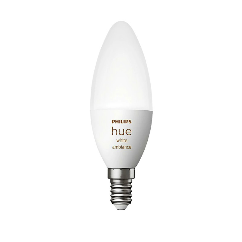 Philips Hue White Ambiance B39 Kertepære E14 25W Bluetooth 1-pak