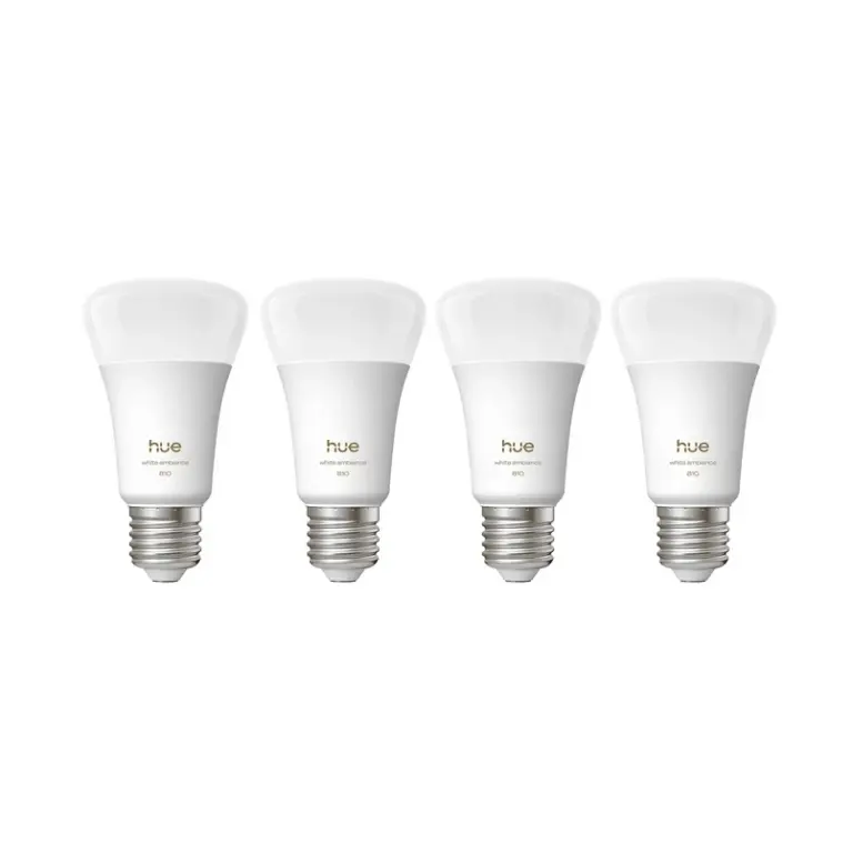 Philips Hue - White Ambiance Smart E27 LED 6 W 810 lm CCT 4-pak