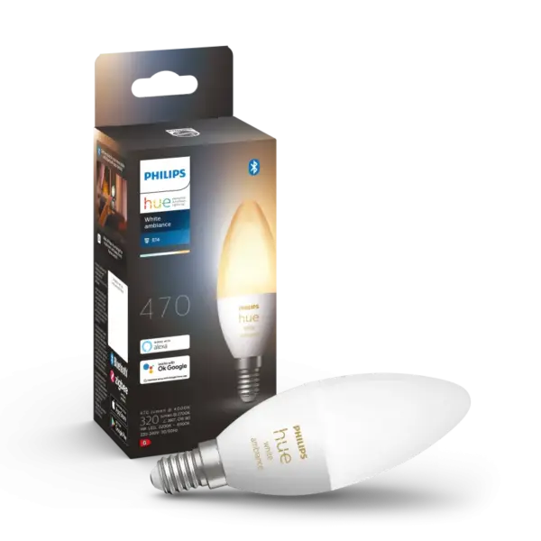 Philips Hue White Ambience 5.2W B39 E14 1p - 929002294403