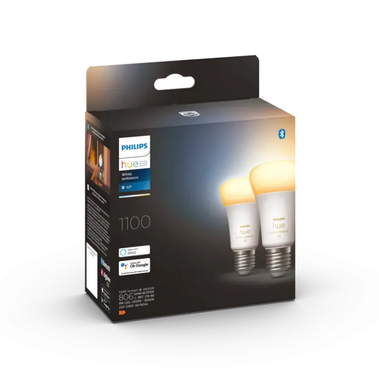 Philips Hue White Ambience 8W A60 E27 2P - 929002468404