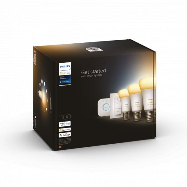 Philips Hue White Ambience 8W A60 E27 3set sw - 929002468403