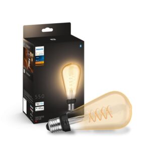 Philips Hue White E27 edisonpære, Ø7,2 cm