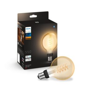 Philips Hue White E27 globepære, Ø9,2 cm