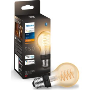 Philips Hue White E27 standardpære, 2100K, 7W