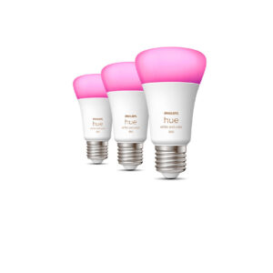 Philips - Hue White/Color Amb. 6,5W Bluetooth E27 Pære 3pcs Hue