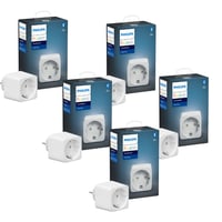 Philips Hue stikkontakt / Smart Plug, hvid - 5 pak