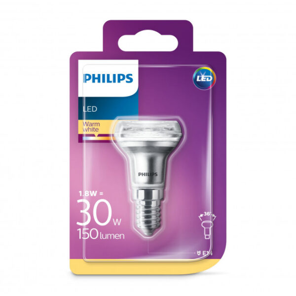 Philips LED Classic 30W R39 E14 varm hvid ikke dæmpbar 1 stk - 8718696811412