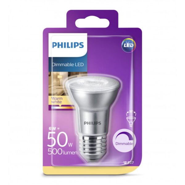 Philips LED Classic 50W par20 E27 varm hvid 25D 1 stk - 8718696713365