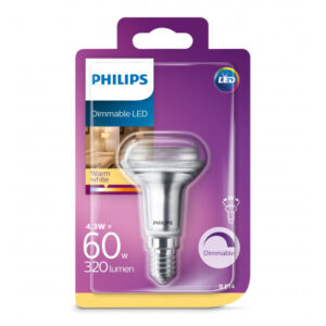 Philips LED Classic 60W R50 E14 varm hvid dæmpbar 1 stk - 8718696811559