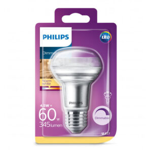 Philips LED Classic 60W R63 E27 varm hvid dæmpbar 1 stk - 8718696811597