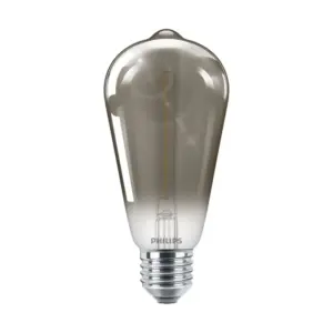 Philips LED Classic Filament 15W dråbe E27 smoky ikke dæmpbar 1 stk - 8718699657598