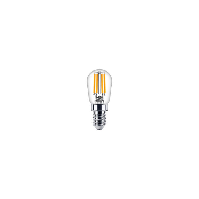 Philips LED Classic Filament Kertepære S26 E14 Klar 25W 1-pak