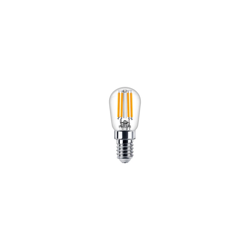 Philips LED Classic Filament Kertepære S26 E14 Klar 25W 1-pak