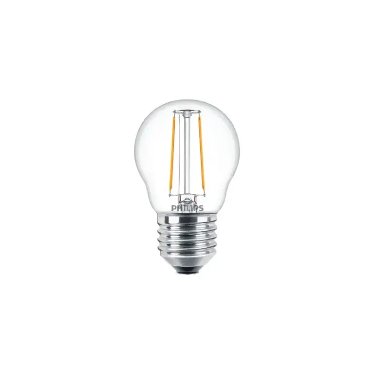 Philips LED Classic Filament Kronepære E27 Klar 25W Varm Hvid