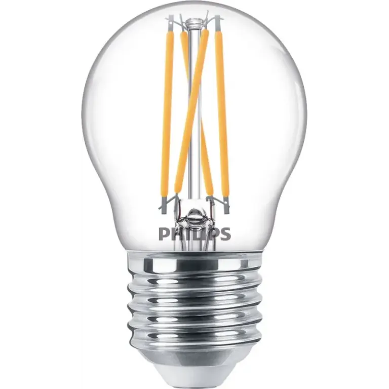 Philips LED Classic Filament Kronepære E27 Klar 25W Varm Hvid Dæmpbar