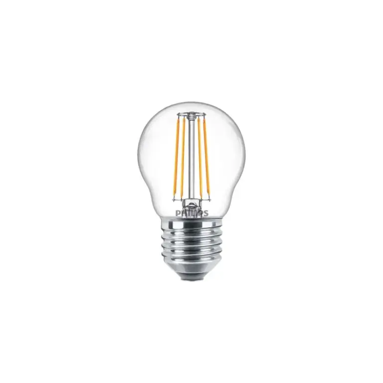Philips LED Classic Filament Kronepære E27 Klar 40W Varm Hvid