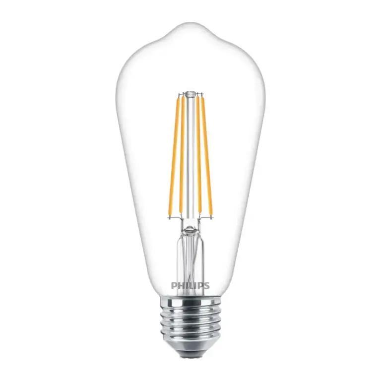 Philips LED Classic Filament ST64 E27 Klar 40W Varm Hvid