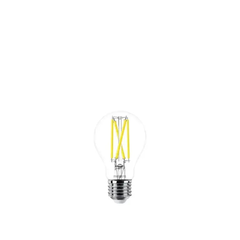 Philips LED Classic Filament Standardpære A60 E27 Klar 60W Varm Hvid Dæmpbar 1-pak