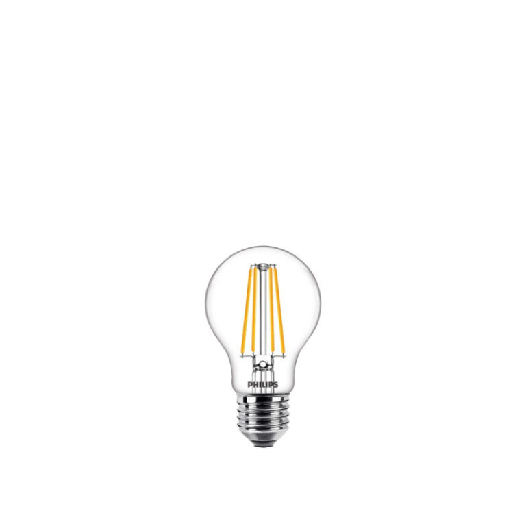 Philips LED Classic Filament Standardpære A60 E27 Klar 75W Varm Hvid 1-pak BOX