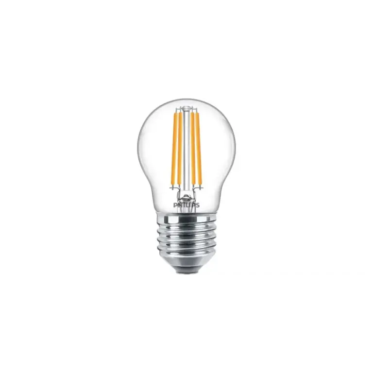 Philips LED Classic Kronepære E27 Klar 6,5W/60W 2700K
