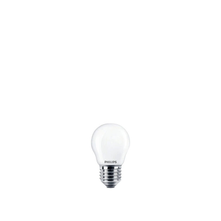 Philips LED Classic Kronepære P45 E27 Mat 40W Varm Hvid 2-pak BOX