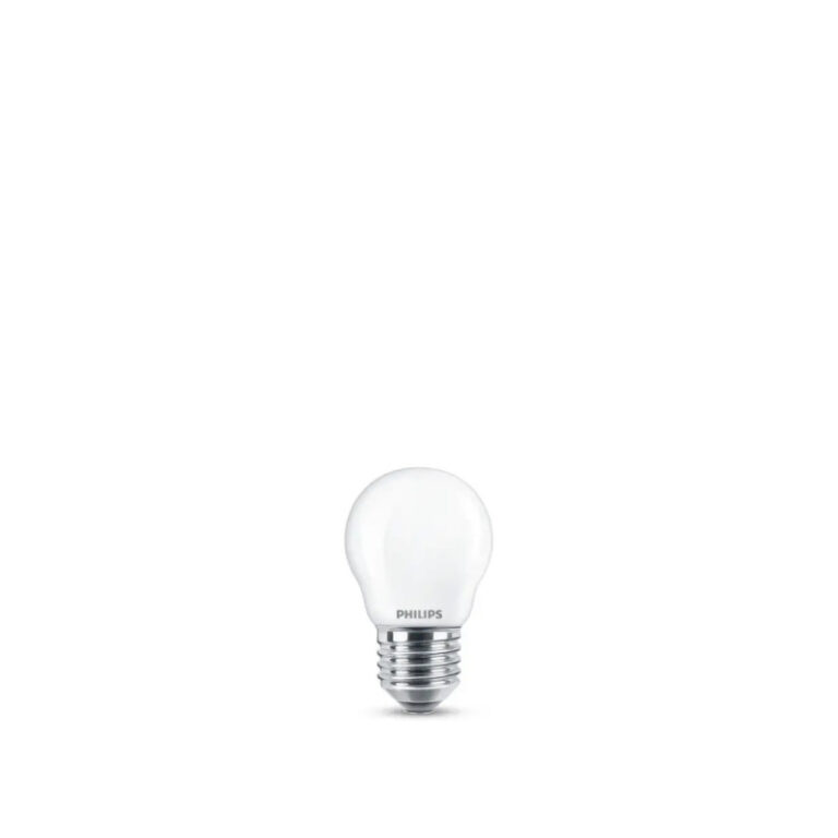 Philips LED Classic Kronepære P45 E27 Mat 60W Varm Hvid 1-pak