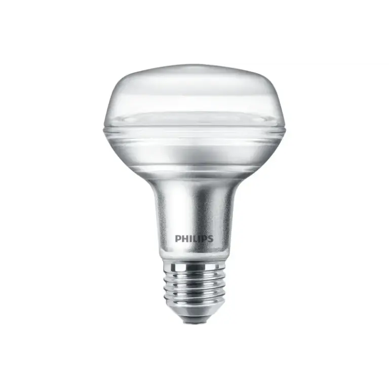 Philips LED Classic R80 Spotpære E27 60W Varm Hvid