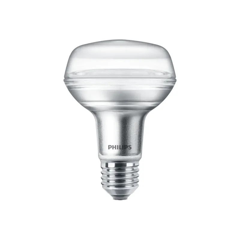 Philips LED Classic R80 Spotpære E27 60W Varm Hvid