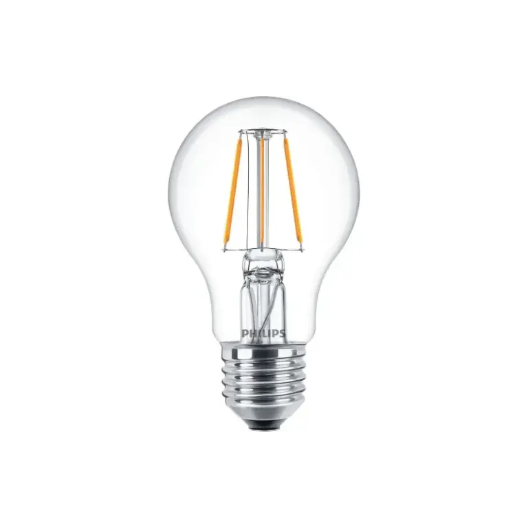 Philips LED Classic Standardpære E27 Klar 4,3W/40W 2700K